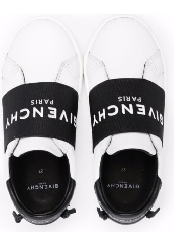 Givenchy Leather Sneakers With Logo Band