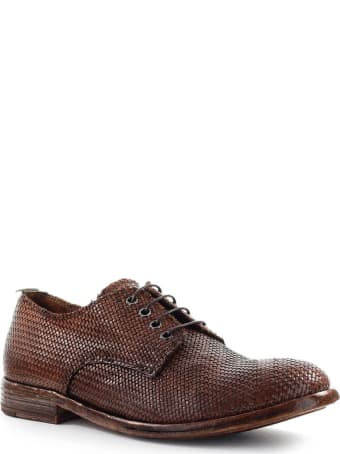 Moma Brown Braided Derby Lace Up