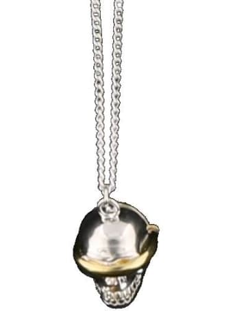 AMBUSH Sss Skull Charm Necklace