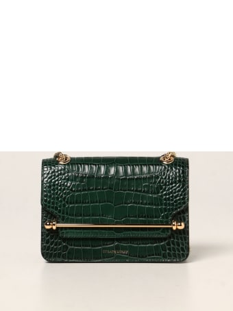 Strathberry Mini Bag East / West Mini Strathberry Leather Bag With Print