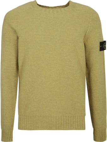 Stone Island Logo Sleeve Sweater
