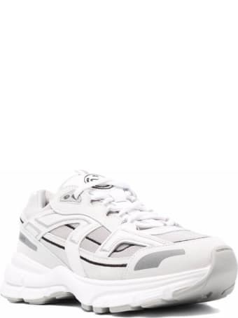 Axel Arigato Marathon R Trailer Sneakers In White Leather And Tech Fabric
