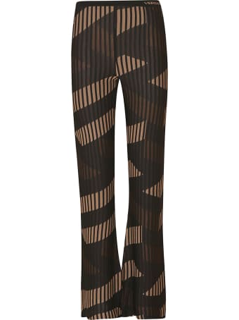 Versace Ribbed Knit Skirt