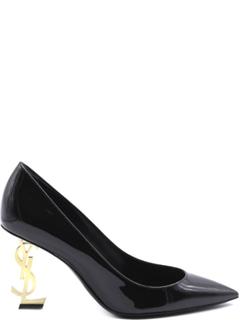 Saint Laurent Opyum Décolleté In Patent Leather With Monogram Detail