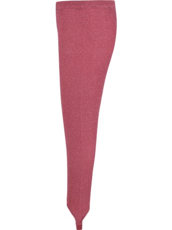 Douuod Fuchsia Leggings For Girl With Lurex Details