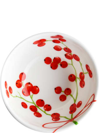 Taitù Set of 4 Pinch Pots - Fil Rouge Bacche Collection
