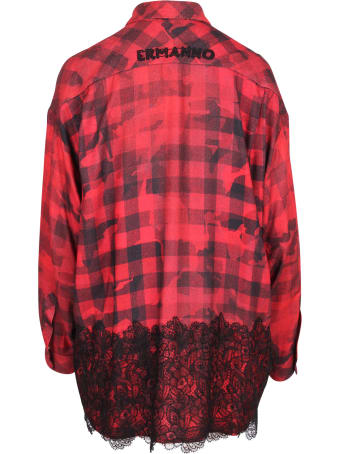 Ermanno Firenze Oversize Rayon Shirt