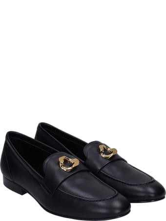 Givenchy G Chain Loafers In Black Leather