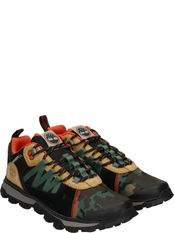 Timberland Sneakers In Black Synthetic Fibers