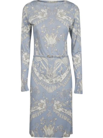 Emilio Pucci Pattern Print Belted Dress