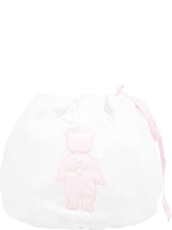 Little Bear White Bag For Baby Girl