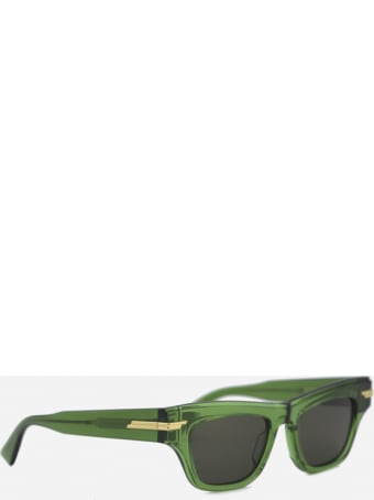 Bottega Veneta Semi-transparent Acetate Sunglasses