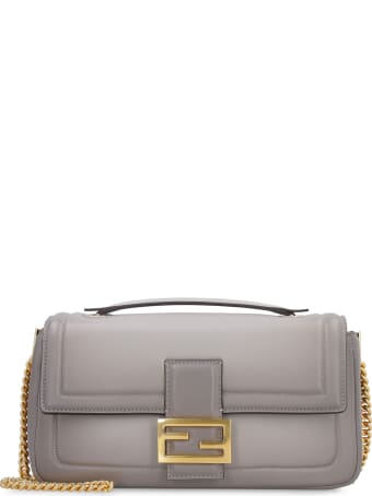 Fendi Baguette Leather Crossbody Bag