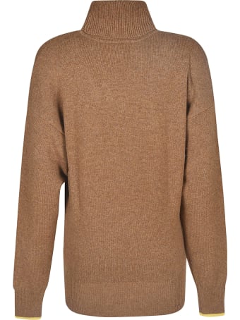 Victoria Beckham Embroidered Turtleneck Sweater