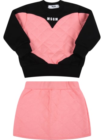MSGM Multicolor Suit For Baby Girl