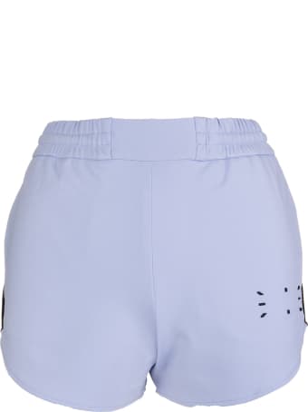 McQ Alexander McQueen Woman Lilac Sports Shorts With Logo