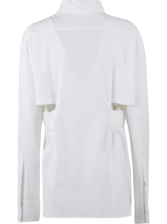 Givenchy Cut-out Detail Plain Shirt