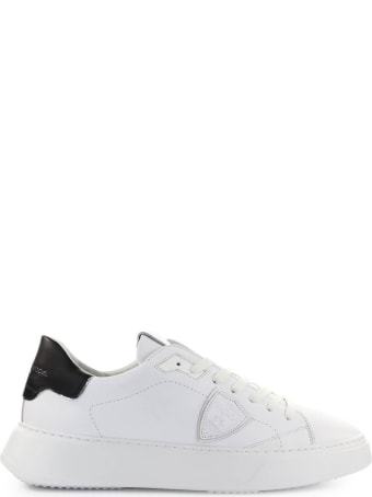 Philippe Model Temple White Black Leather Sneaker