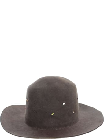 Super Duper Hats Round Crown Large Raw Brim