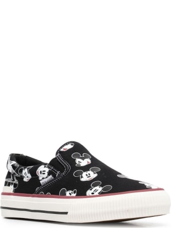 M.O.A. master of arts Fabric Sneakers With Mickey Mouse Print