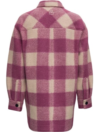 Isabel Marant Étoile Harveli Check Jacket In Wool Blend