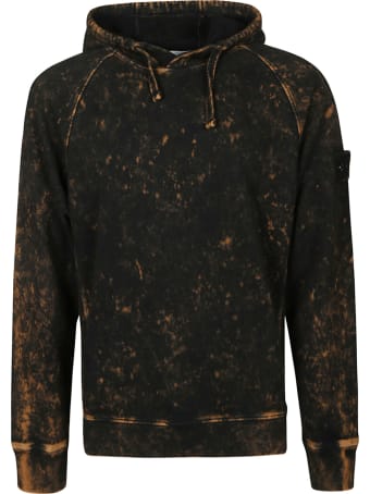 Stone Island Logo Sleeve Hoodie