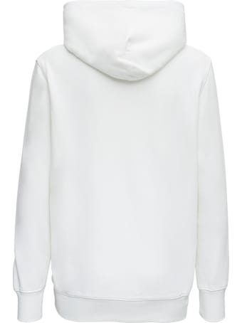 Autry White Cotton Hoodie With Logo