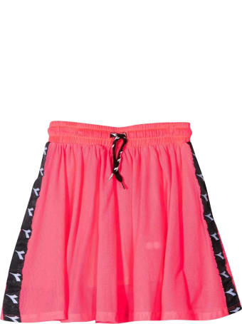 Diadora Diadora Kids Fluo Pink Skirt