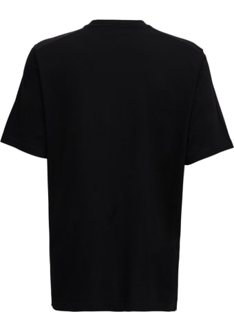 Dsquared2 Black T-shirt With Tiger Logo Print