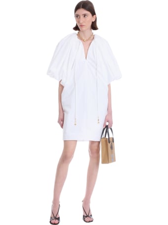 Lanvin Dress In White Cotton