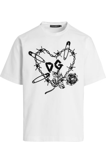 Dolce & Gabbana 'dg Cuore Spinoso' T-shirt