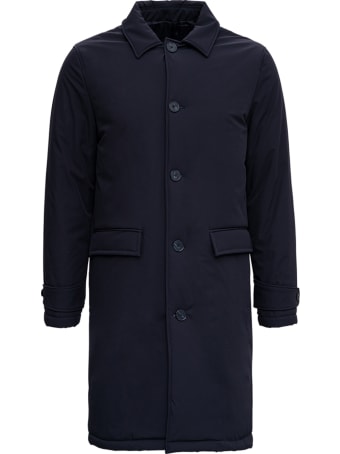 Officine Générale Aurel Blue Nylon Coat