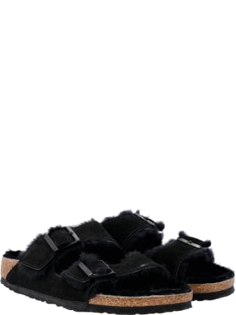 Birkenstock Arizona Shearling Suede Leather