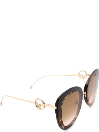 Fendi Fendi Ff 0409/s Dark Havana Sunglasses