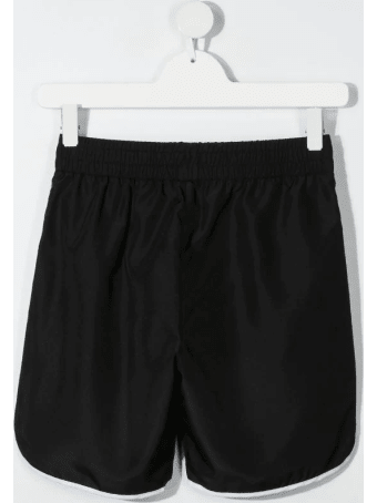 Givenchy Kid Black Swimsuit With Logoed Tapes