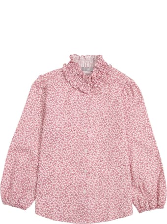 Il Gufo Organic Cotton Floral Shirt
