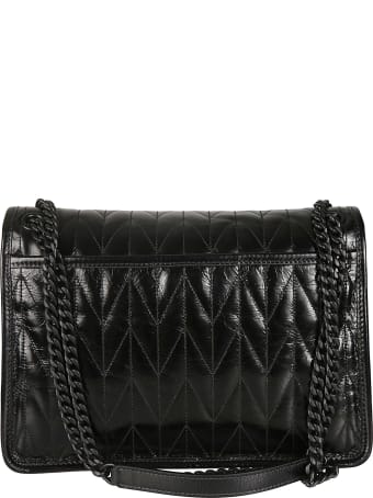 Miu Miu Patterned Quilt Flap Shoulder Bag