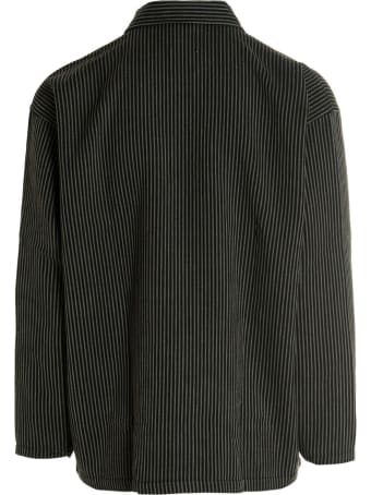 Closed Striped Work Jacket