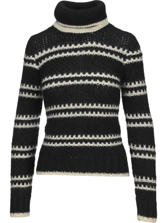 Saint Laurent Stripes Jaquard Jumper
