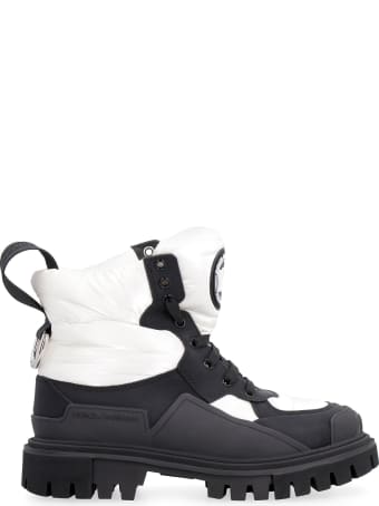 Dolce & Gabbana Leather Lace-up Boots