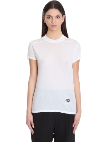 DRKSHDW Smal Llevel Tee T-shirt In White Cotton
