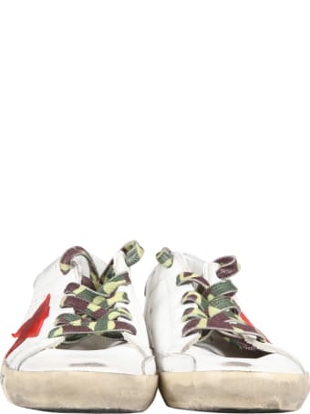 Golden Goose White ''super Star'' Sneakers For Boy