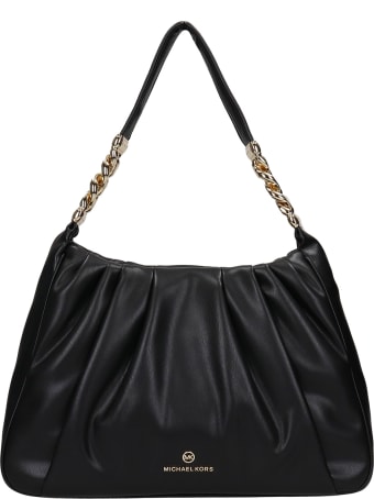 Michael Kors Tote In Black Leather