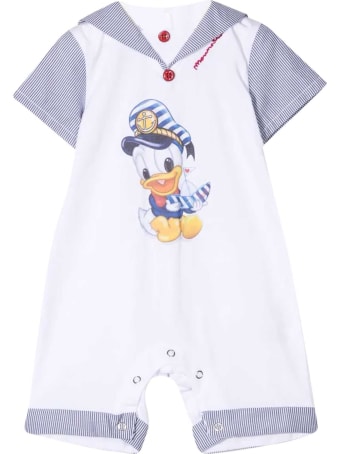 Monnalisa Donald Duck Print Jumpsuit