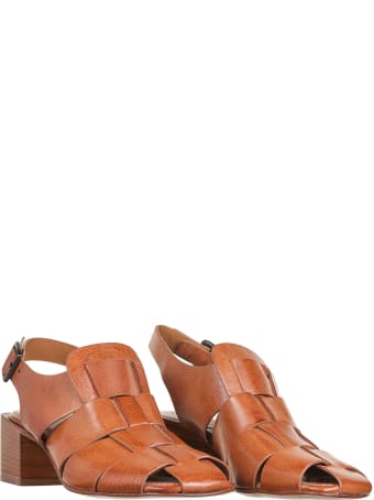 Open Closed High-heeled shoe