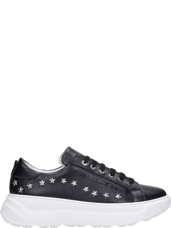 Marc Ellis Sneakers In Black Leather