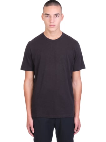 Theory Essential Tee C T-shirt In Black Cotton