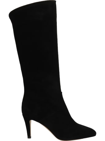 The Seller High Heels Boots In Black Suede