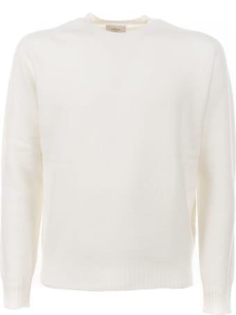 Altea Cream Wool Crewneck Sweater