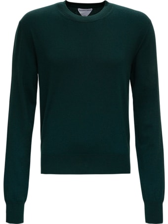 Bottega Veneta Green Sweater In Cashmere Blend